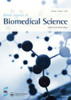 BRITISH JOURNAL OF BIOMEDICAL SCIENCE杂志封面
